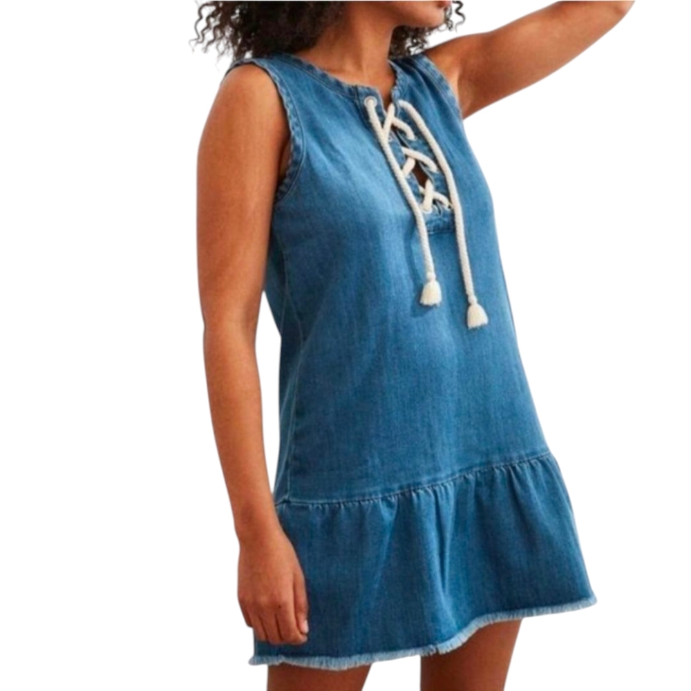 aerie Jean Dress - Picture 1 of 5